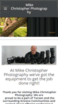 Mobile Screenshot of mikechristopherphotography.com